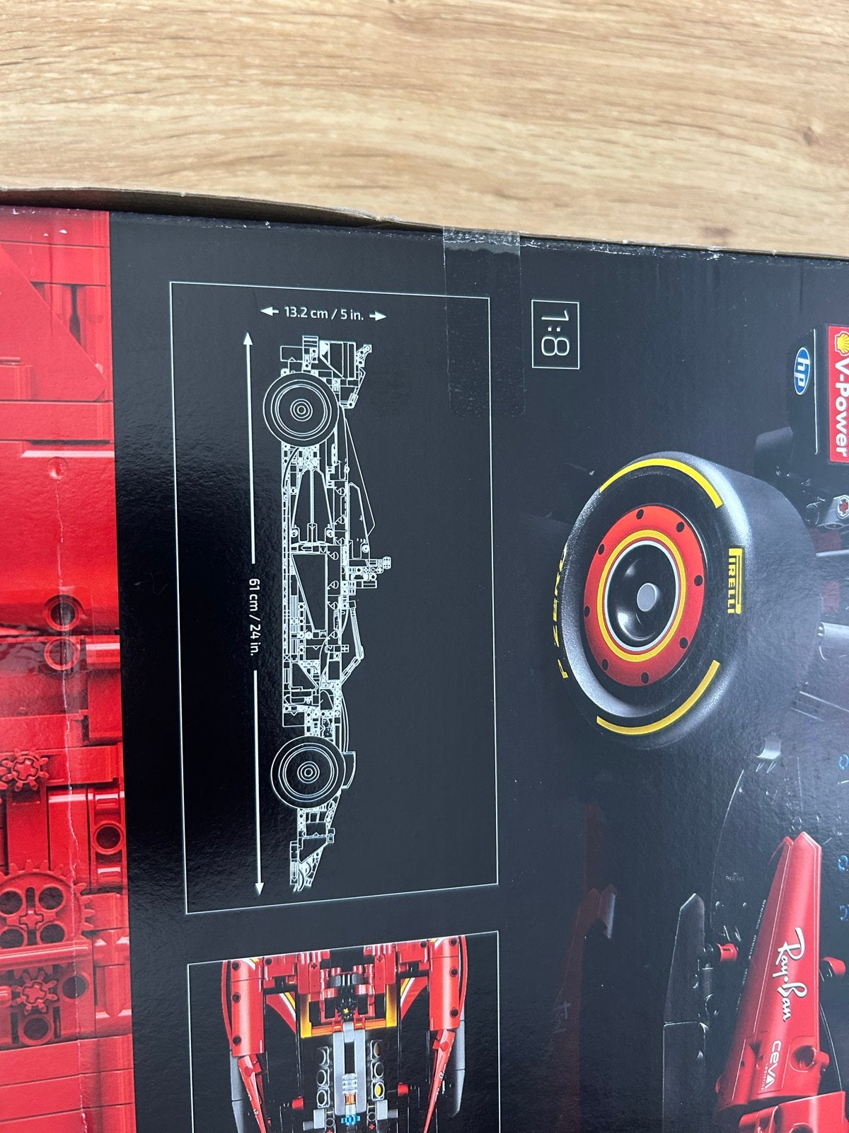 LEGO Technic Ferrari SF-24 F1 Raceauto + Wandbord Nieuw, Ophalen, Nieuw, Overige merken