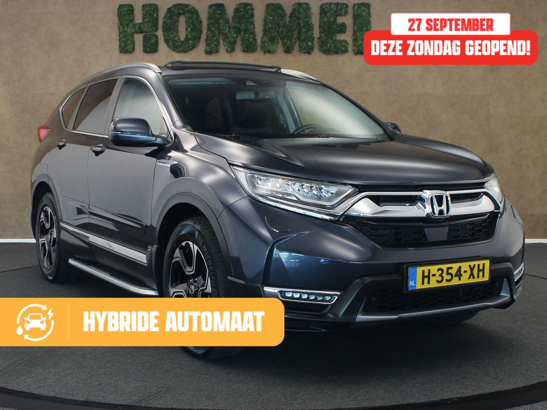 Honda CR-V 2.0 Hybrid AWD Executive - ORIGINEEL NEDERLANDSE, Auto's, Automaat, 4 cilinders, Blauw, Bedrijf