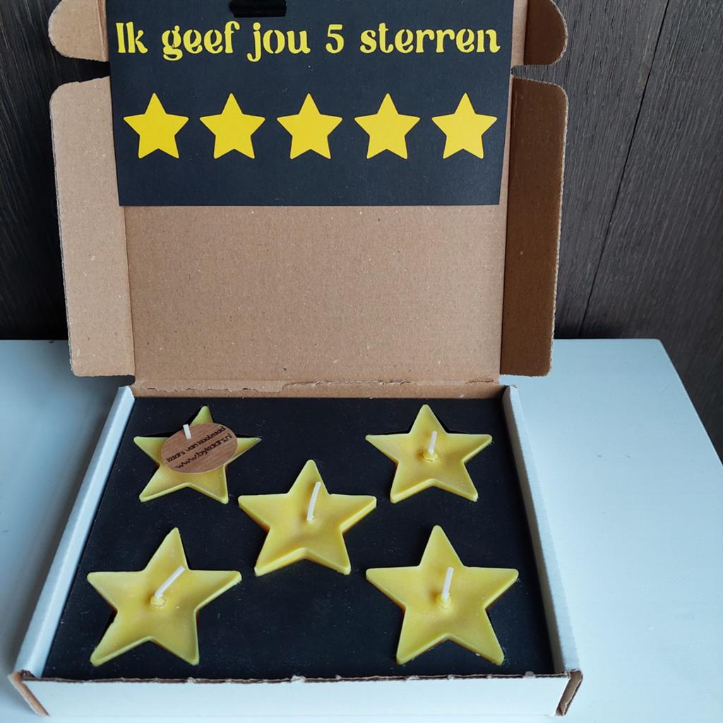 Cadeaupakketje "ik geef jou 5 sterren" (brievenbuspakketje), Ophalen of Verzenden, Nieuw, Overige materialen