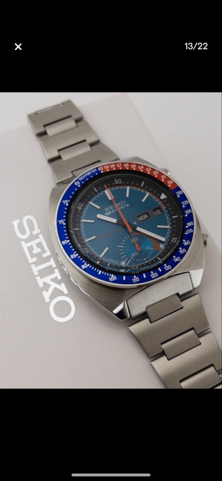 Seiko 6139 6002 Chronograaf - Topconditie, Seiko, Staal, Polshorloge, Ophalen of Verzenden