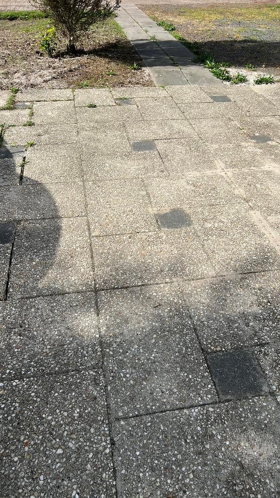 Gratis grindtegels !, Tuin en Terras, Ophalen, Gebruikt, Beton, Terrastegels