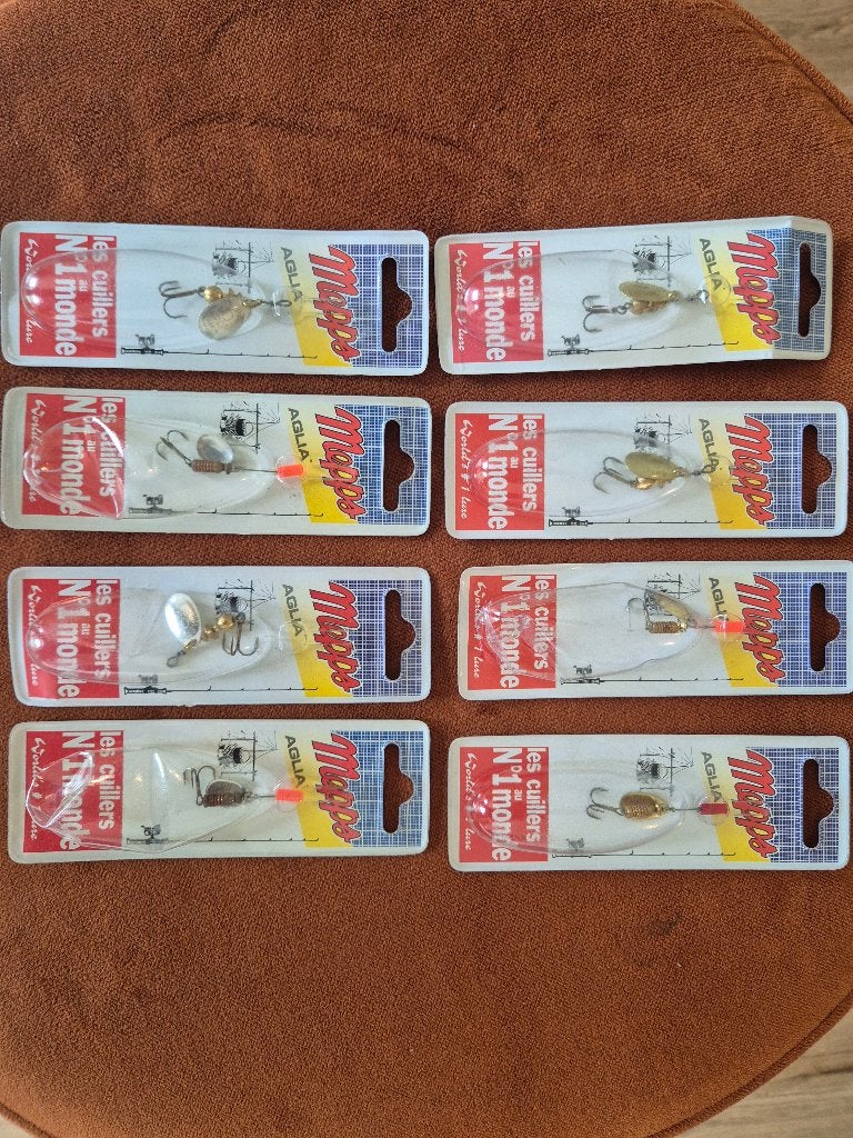 Mepps Aglia spinners (forel en baars), Ophalen of Verzenden, Nieuw, Kunstaas