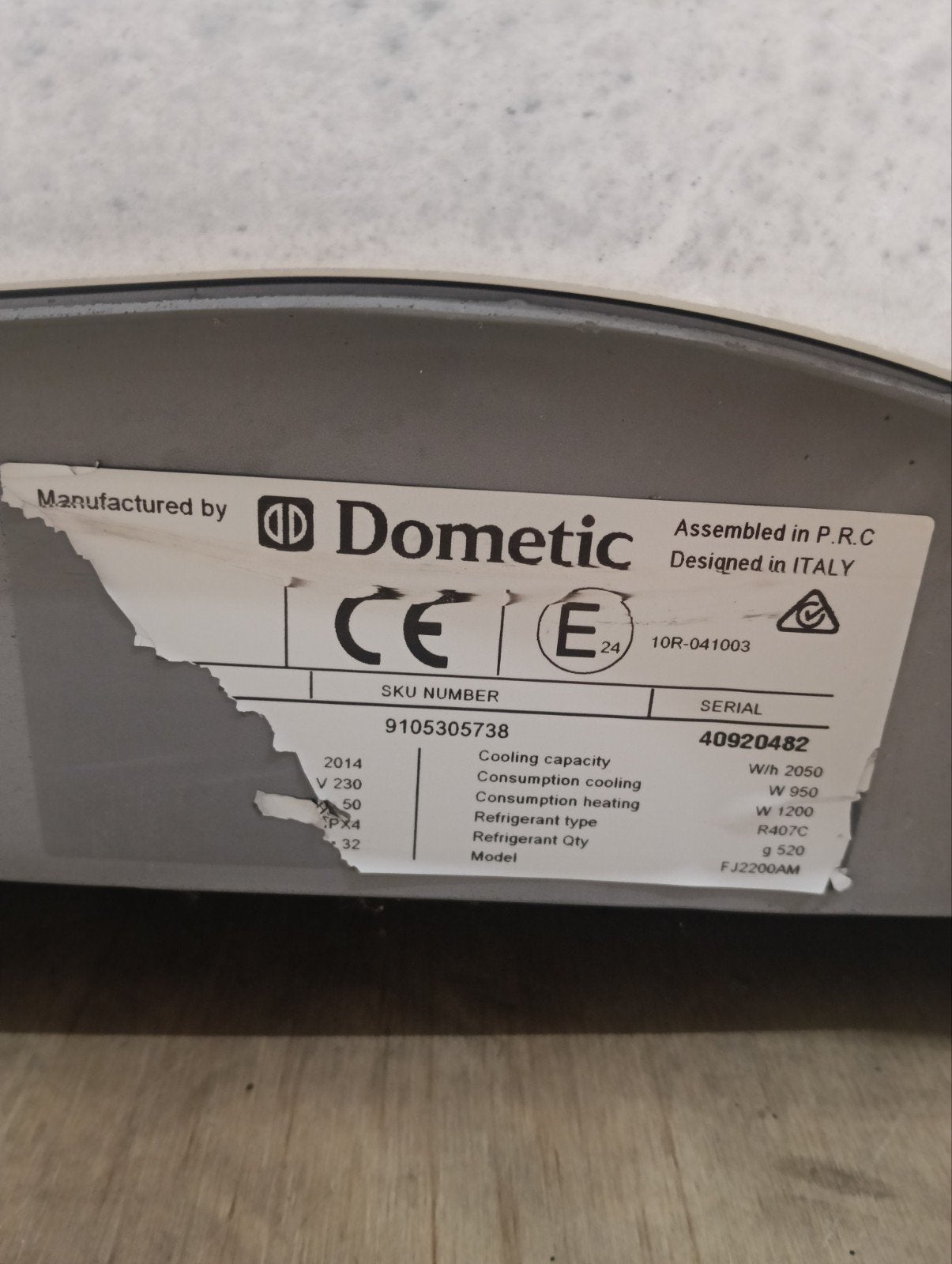 Dometic FJ2200AM Dakairco voor camper/caravan, Ophalen, Gebruikt