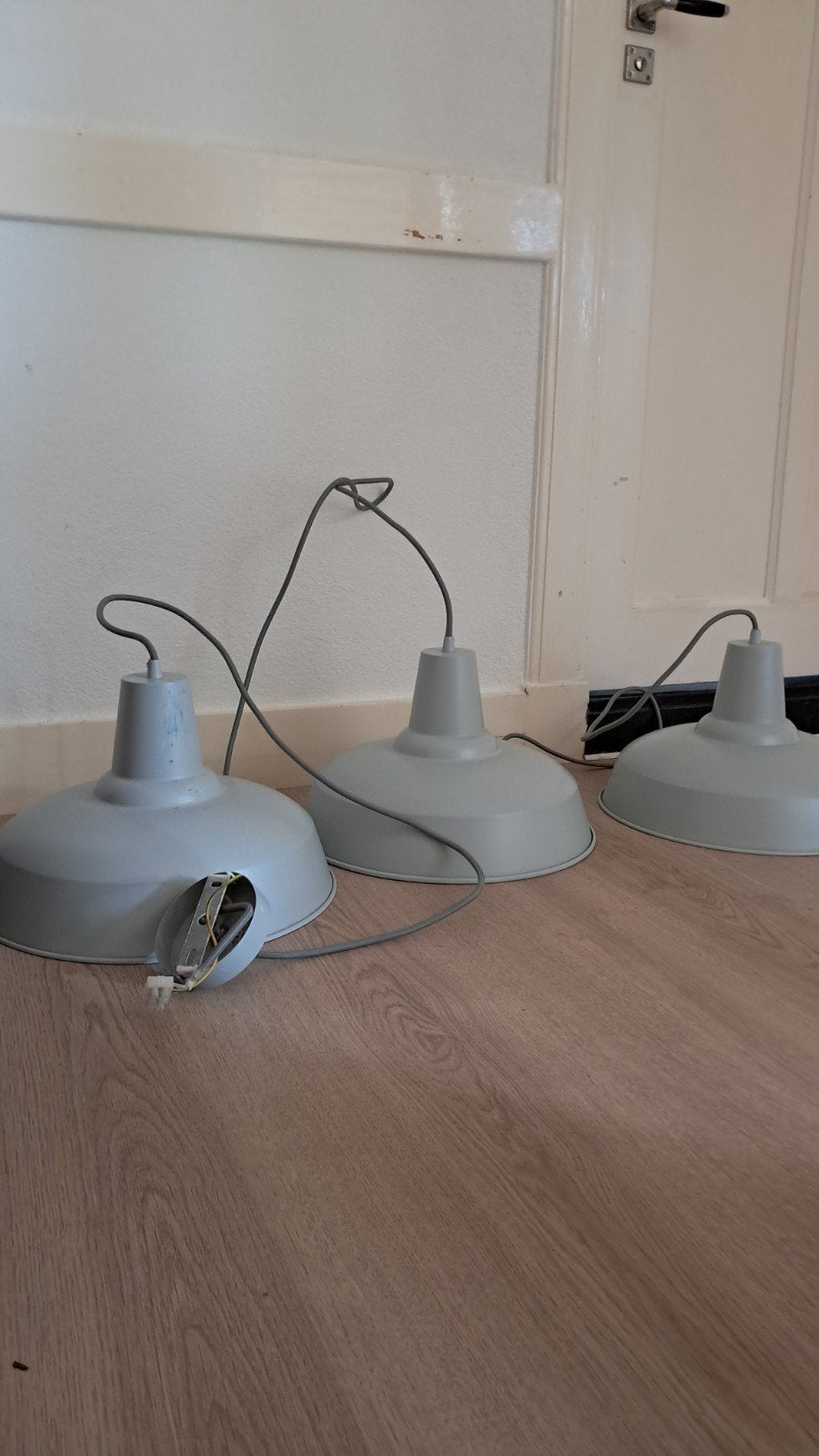 3 hanglampen gamma, Ophalen