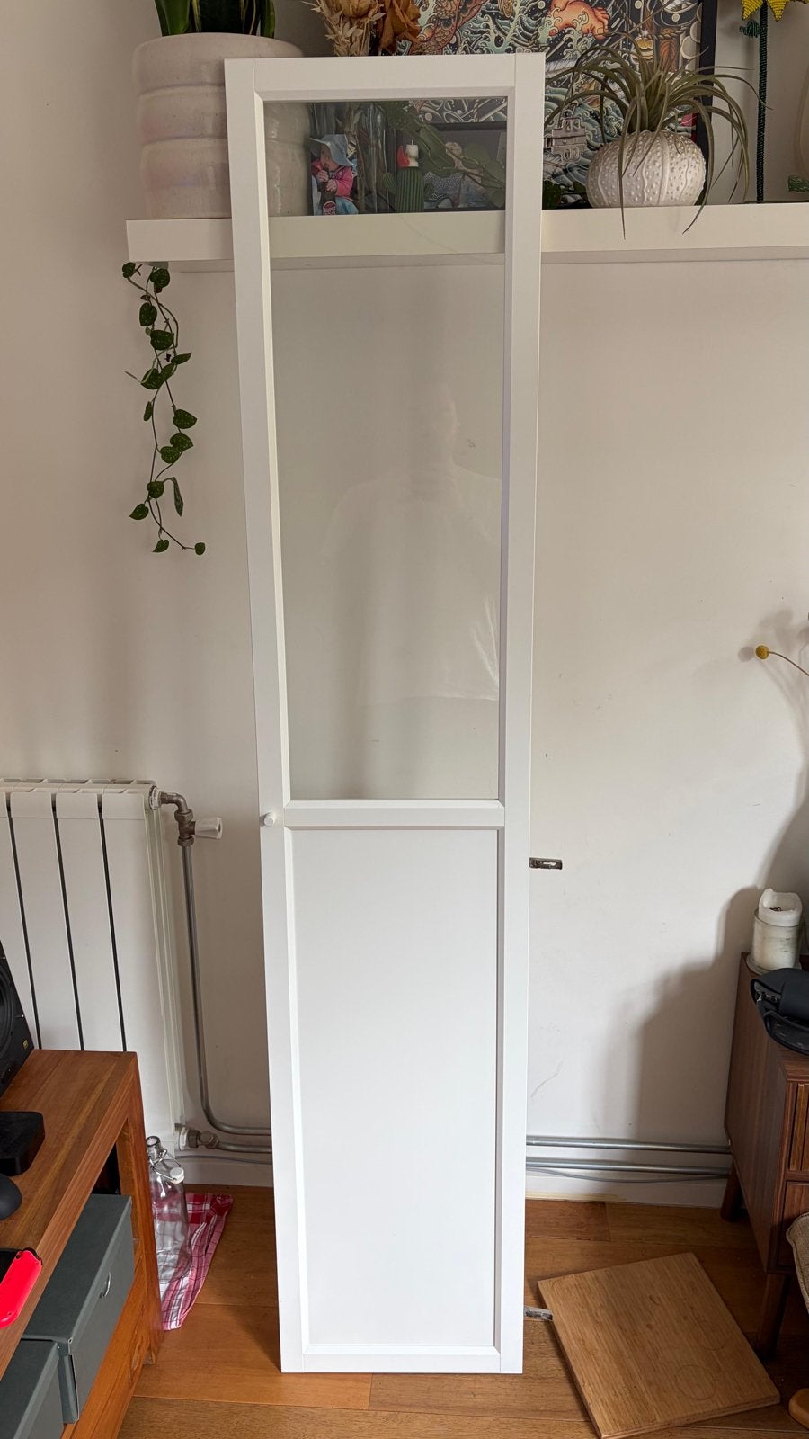 IKEA Oxberg halve vitrine deur, Ophalen, Minder dan 50 cm, Gebruikt, Glas