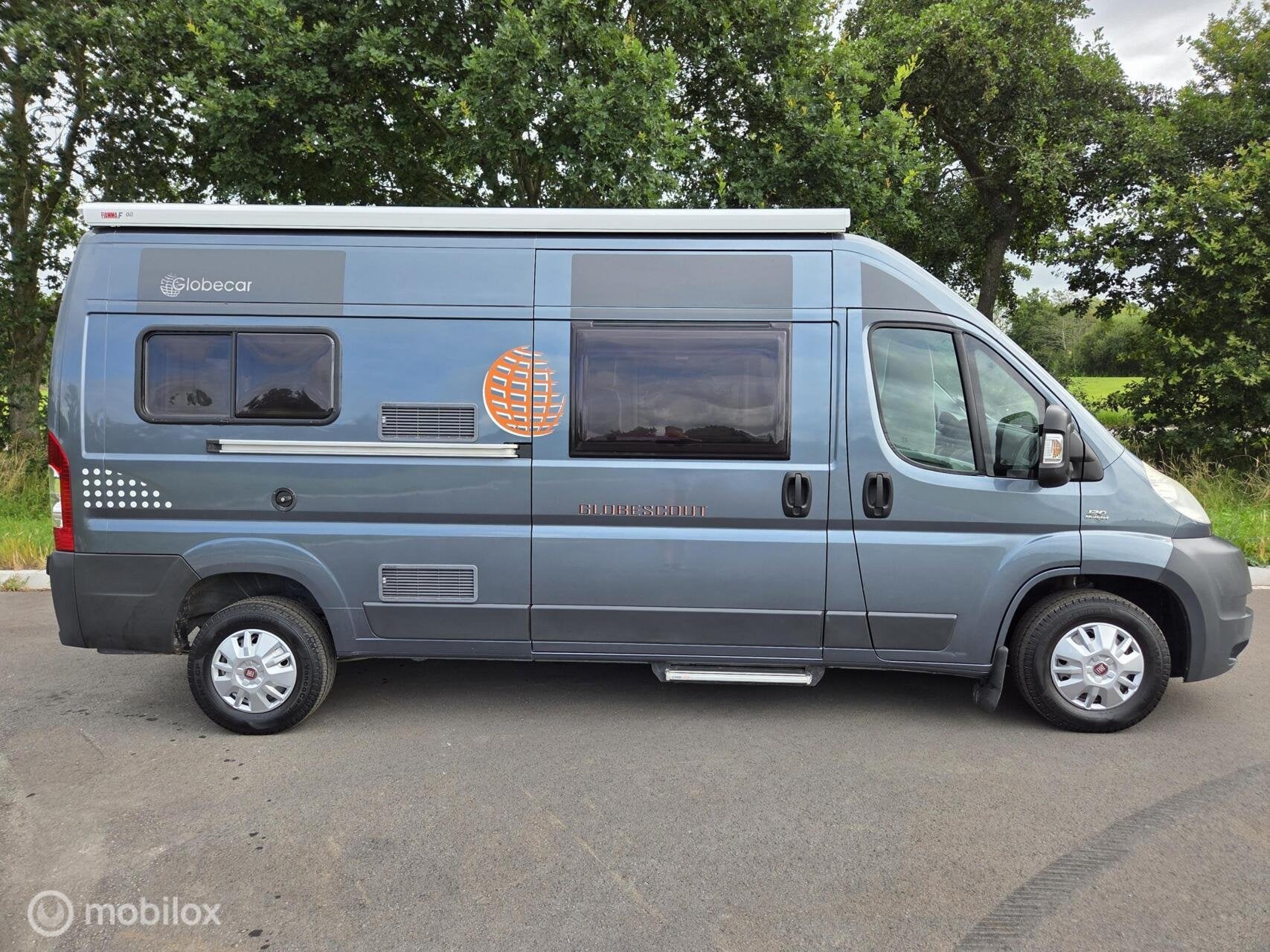 Globecar Globescout buscamper 2010 ☆Euro4, 120pk, Trekhaak, Overige merken, Buscamper of Camperbus, 6 tot 7 meter, Bedrijf