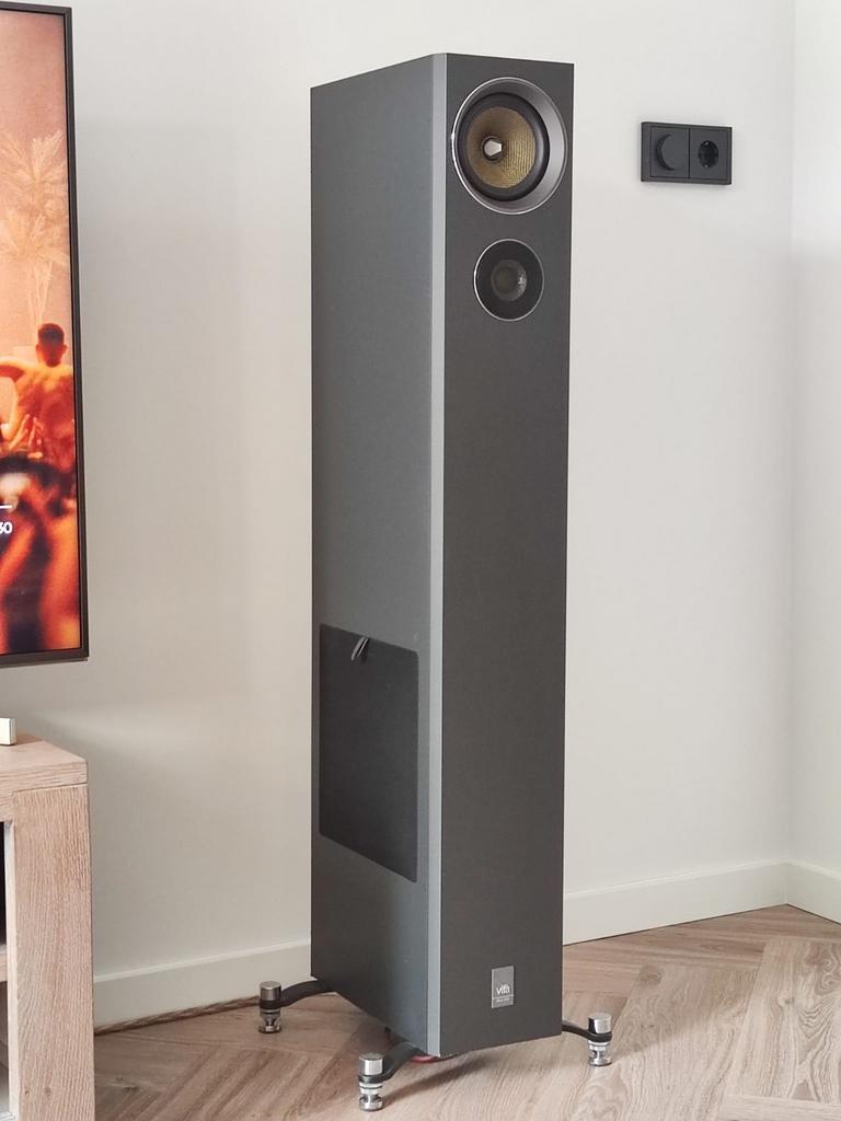 Vifa Blue Spark Luidsprekers - Nette Staat, Gebruikt, 60 tot 120 watt, Front, Rear of Stereo speakers, Ophalen