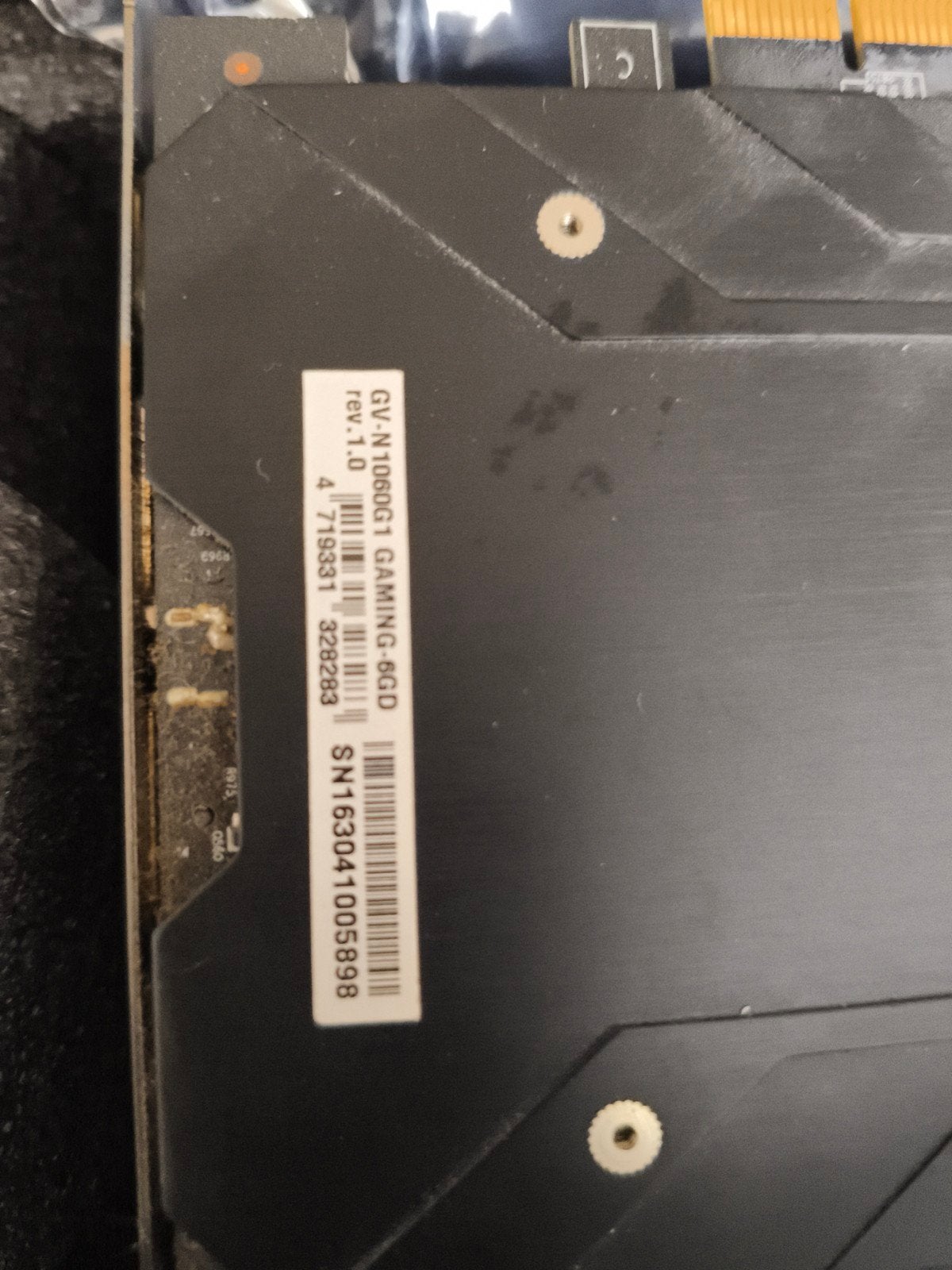 Gigabyte GTX 1060 G1 Gaming 6GB Videokaart, Computers en Software, Videokaarten, PCI-Express 3, Gebruikt, HDMI, Ophalen of Verzenden