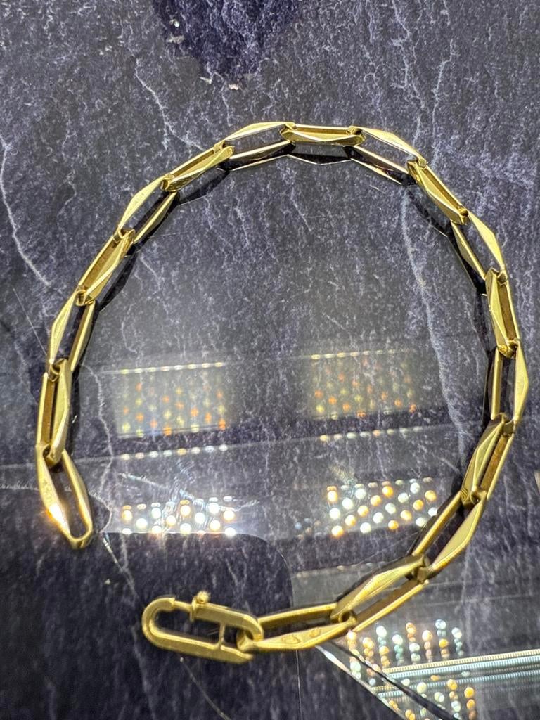 Prachtige 14k gouden massieve closed forever armband, Ophalen of Verzenden, Nieuw, Goud