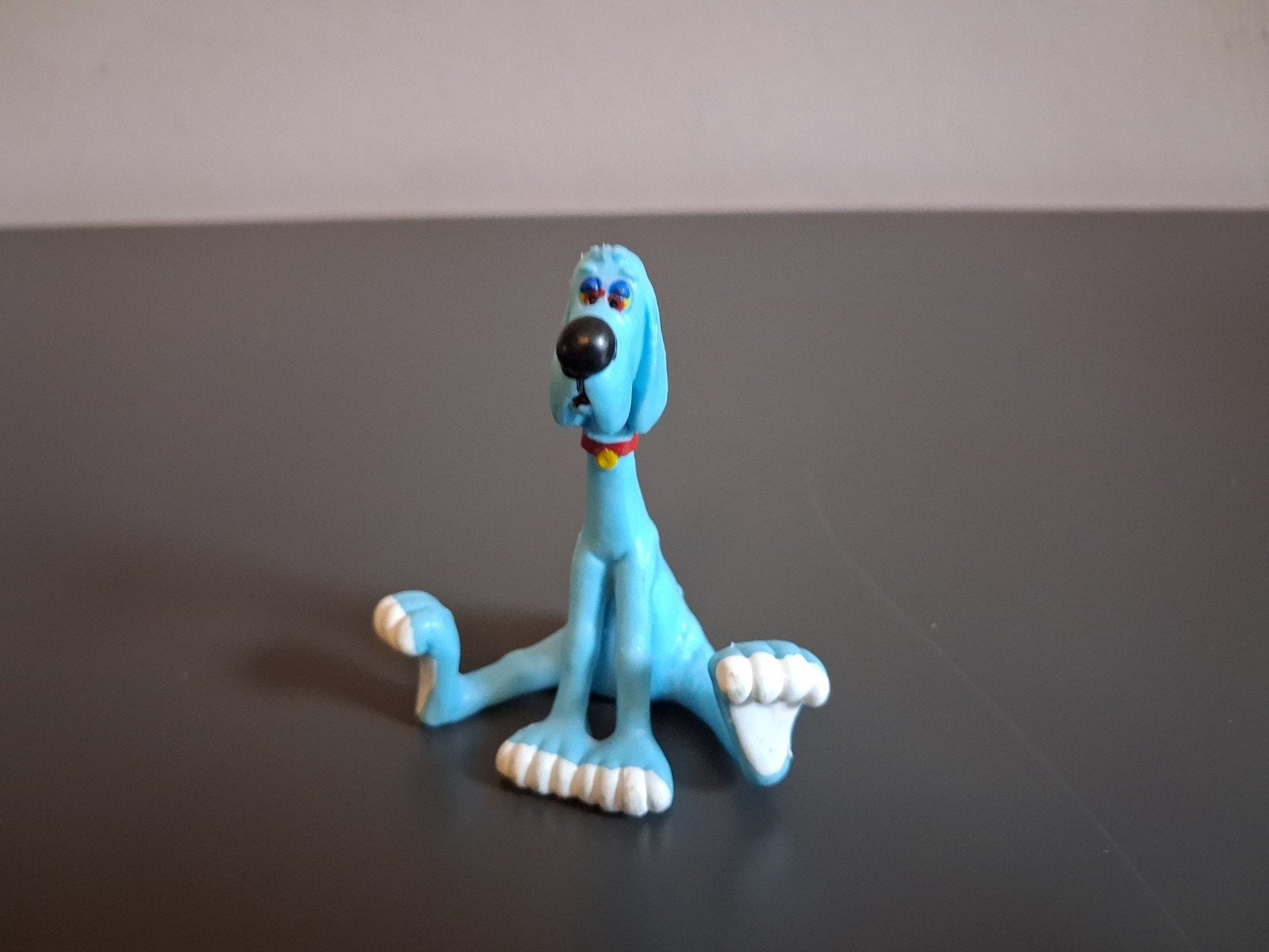 Vintage Schleich Phil Mendez Blue Dog foofur Figuur 1986, Ophalen of Verzenden, Gebruikt