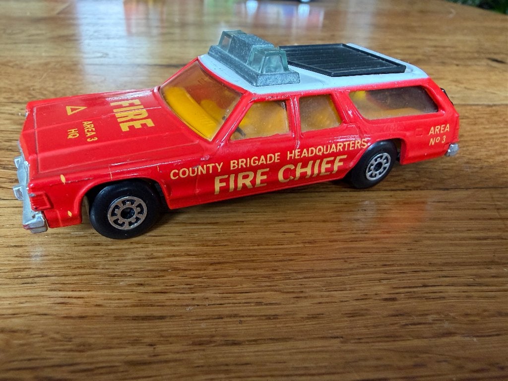 Dodge Monaco estate Fire Chief Matchbox Superkings, Ophalen of Verzenden, Zo goed als nieuw, Auto, Matchbox