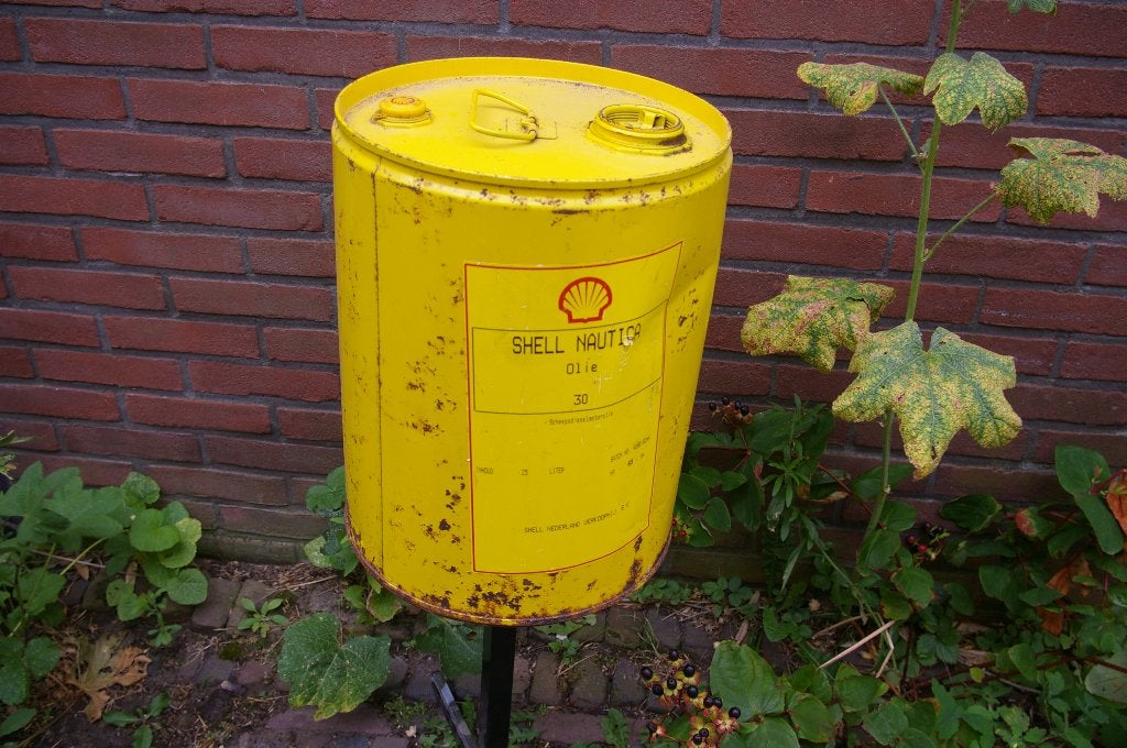 Vintage Shell Nautica Olievat - 25 Liter, Ophalen of Verzenden, Gebruikt, Verpakking