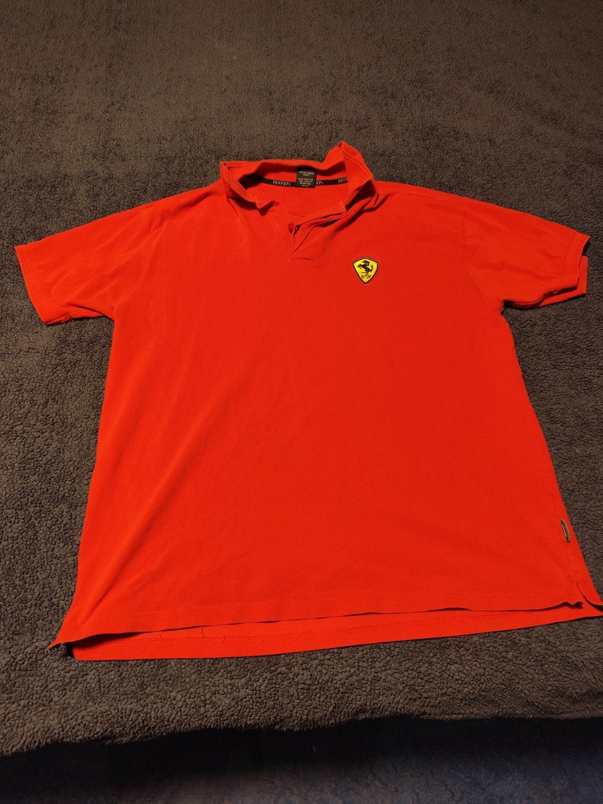 Ferrari Polo Shirt Rood - Maat XXL, Ferrari, Overige maten, Ophalen of Verzenden, Gedragen