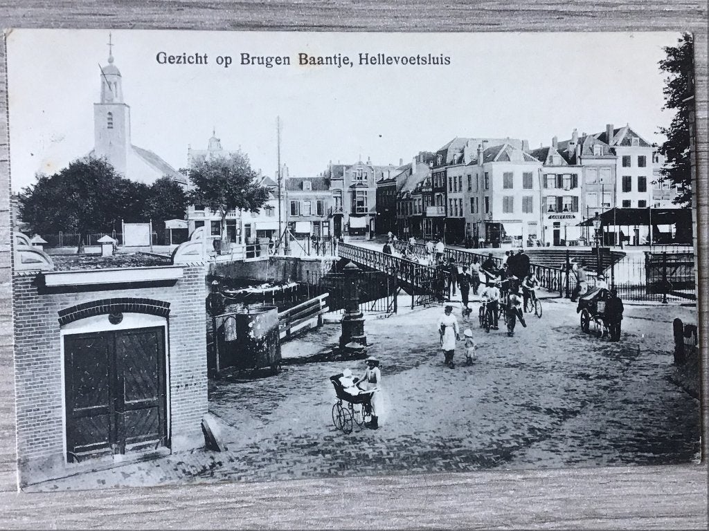 Hellevoetsluis Gezicht Brug Baantje 1917, Verzenden, Voor 1920, Gelopen, Zuid-Holland