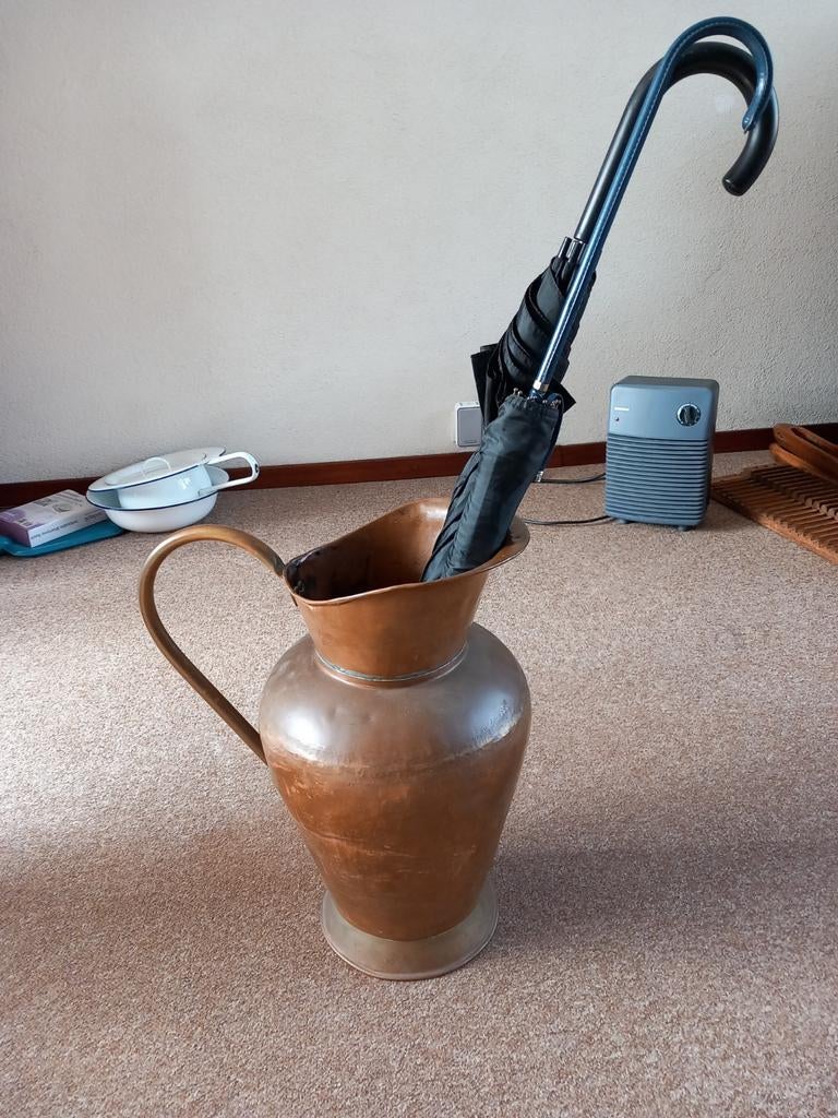 Koperen paraplubak, Antiek en Kunst, Ophalen