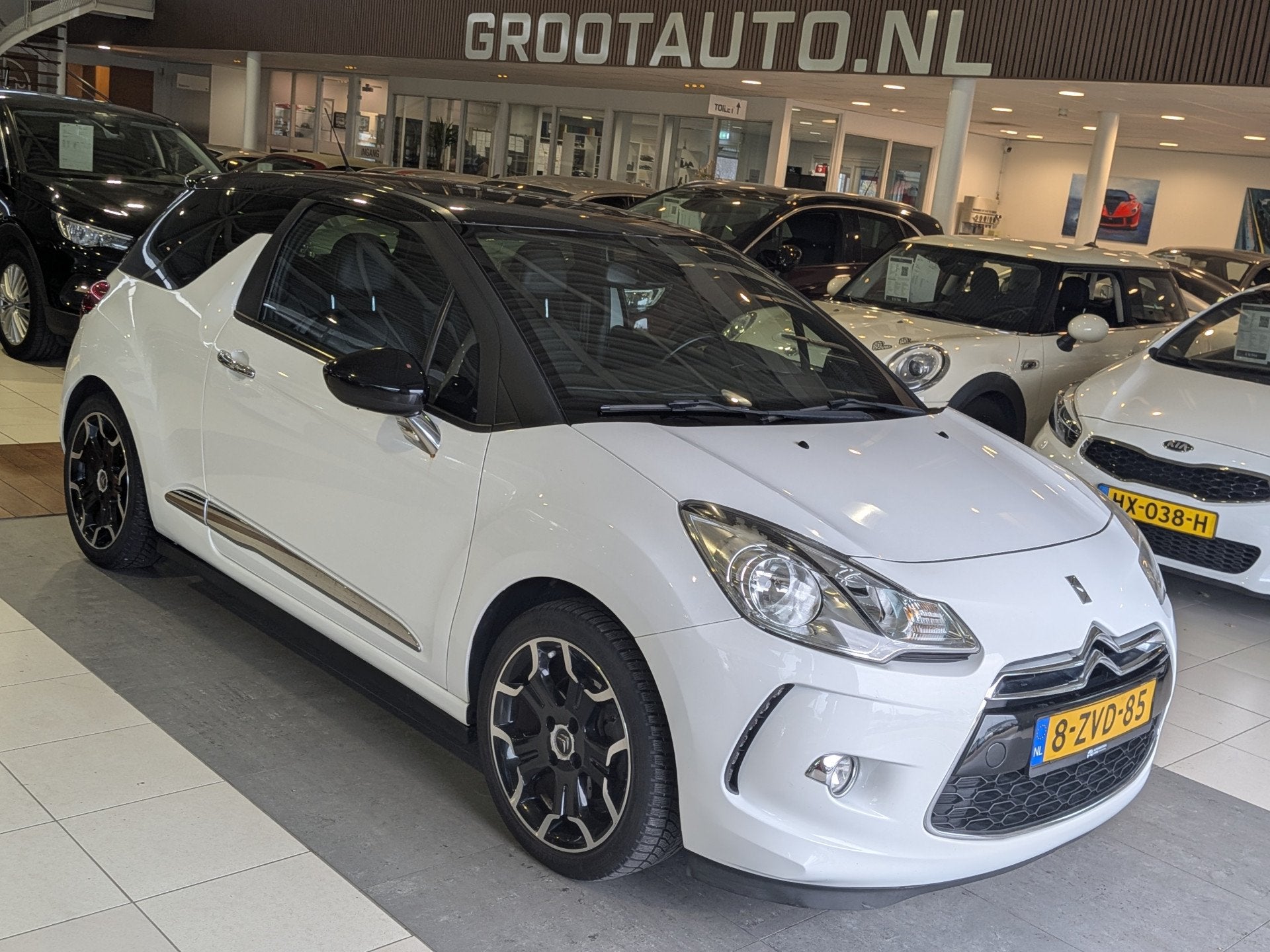 Citroën DS3 1.6 THP Sport Chic Airco, Trekhaak, Cruise Cont, Voorwielaandrijving, Gebruikt, Zwart, 4 cilinders