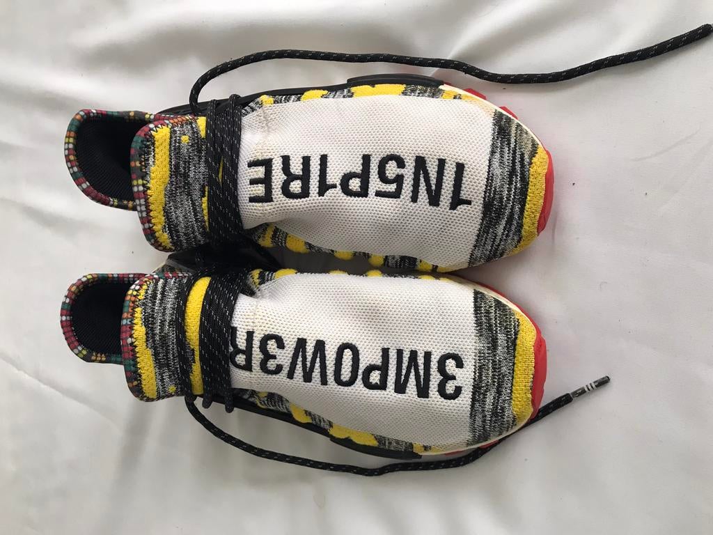 Adidas X Pharrell Williams Solar Pack, Kleding | Heren, Schoenen, Overige kleuren, Ophalen of Verzenden, Sneakers of Gympen, Gedragen