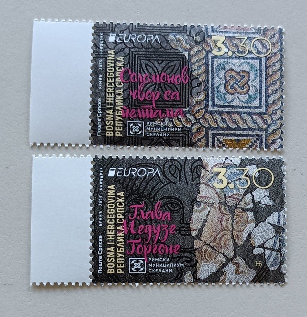 Bosnie Herz.- Bosnia herz. (Servie) 2025  cept PF set, Ophalen of Verzenden, Overige landen, Postfris