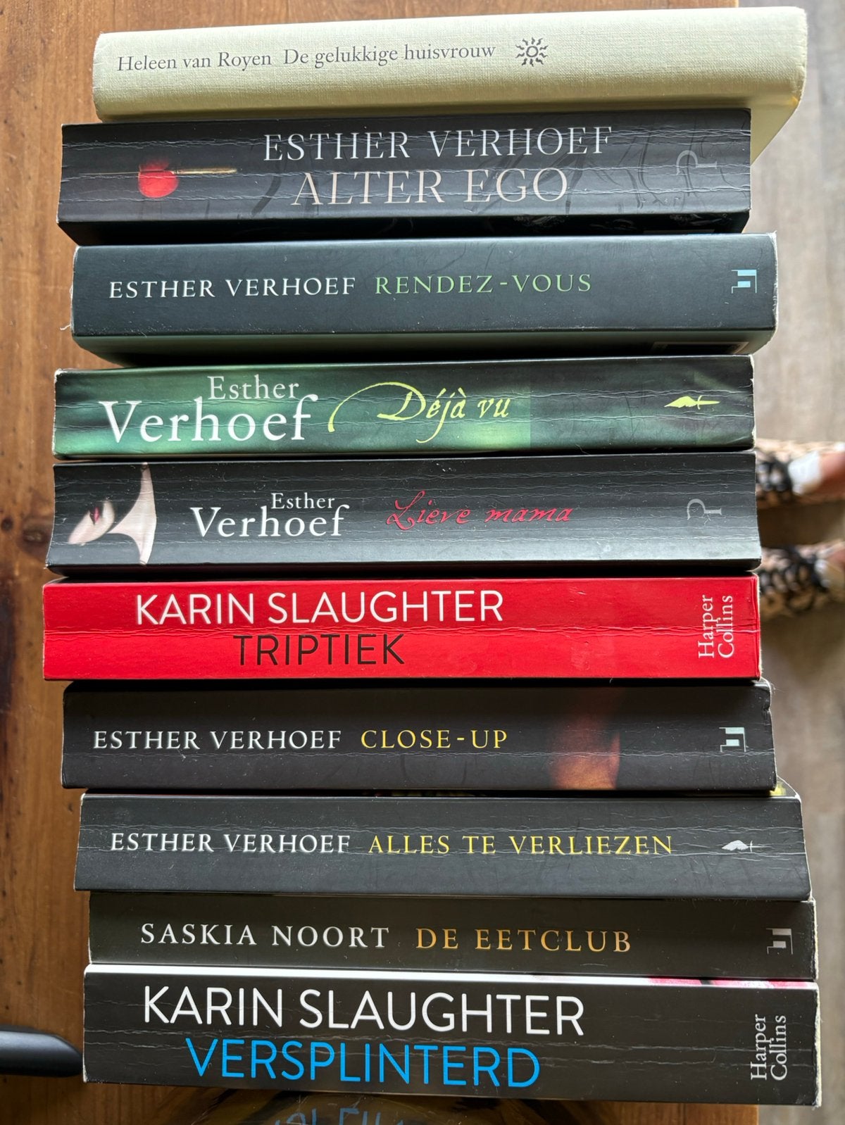 Leesboeken, esther verhoef, saskia noort, karin slaughter, Ophalen, Zo goed als nieuw, Overige
