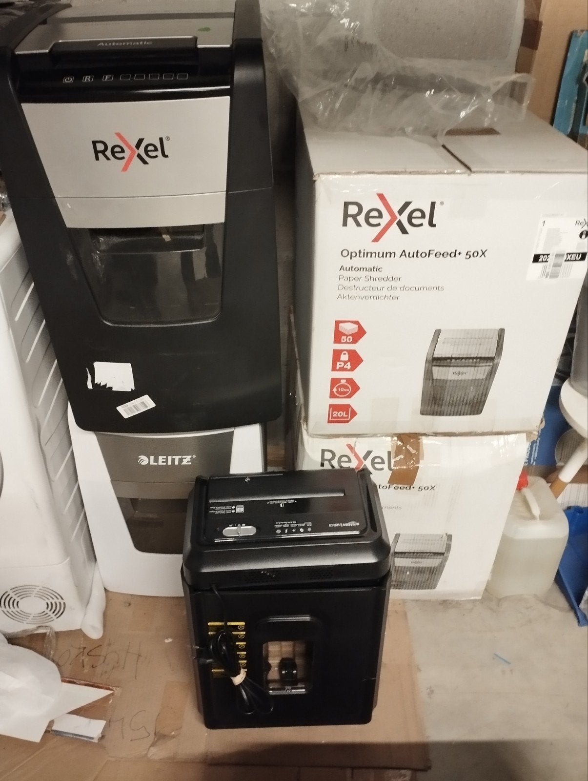 Rexel en Leitz papierversnipperaars, Diversen, Papierwaren, Ophalen of Verzenden