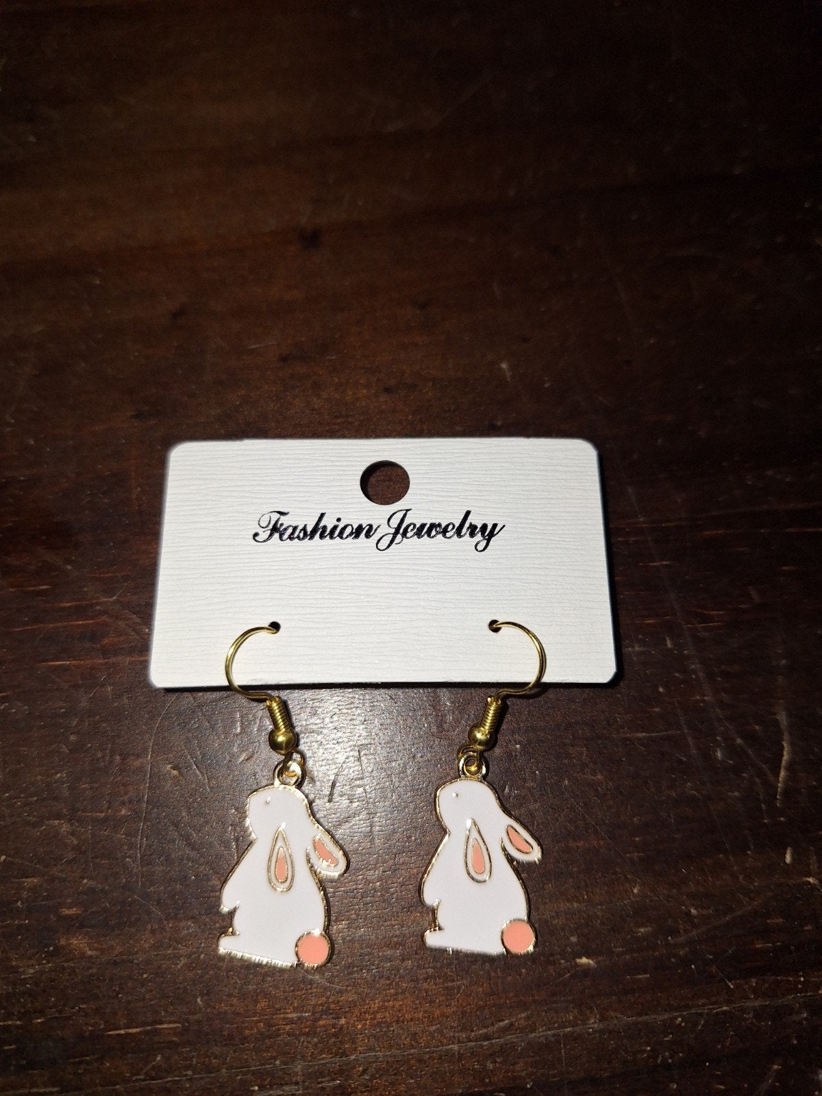Schattig wit konijntje oorbellen en ketting!, Sieraden, Tassen en Uiterlijk, Ophalen of Verzenden, Nieuw, Hangers