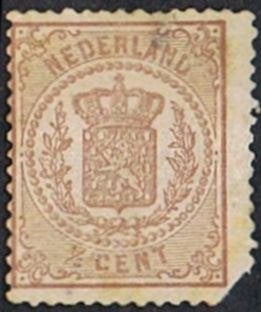 Nederland 5 zegels gestempeld van 1869 t/m 1871, Postzegels en Munten, Postzegels | Nederland, Verzenden, T/m 1940, Gestempeld