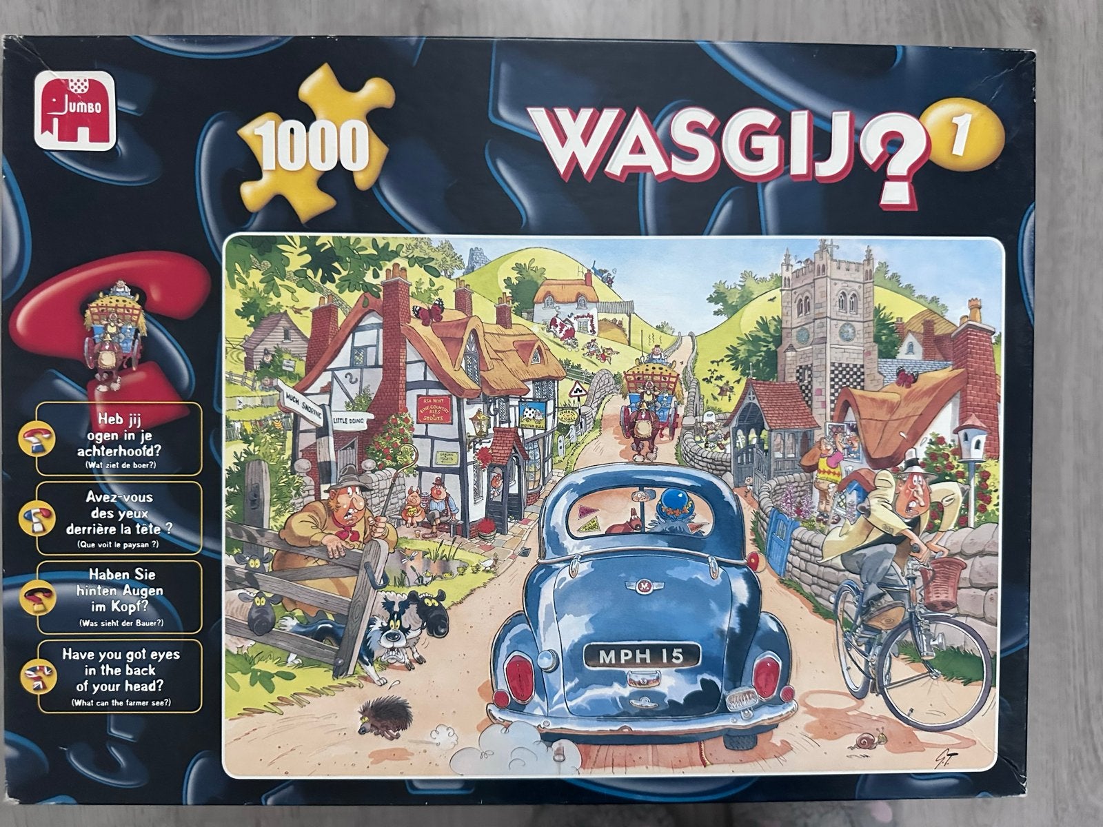 Wasgij? Original 1: Een drukke dag - 1000 stukjes puzzel, Ophalen, Meer dan 50 stukjes, Gebruikt, 6 jaar of ouder