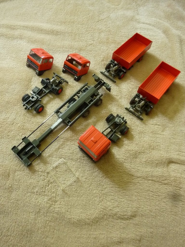 Partij Lion Cars. Voor onderdelen. DAF 2800, Ophalen of Verzenden, Gebruikt, Bus of Vrachtwagen, Lion Toys