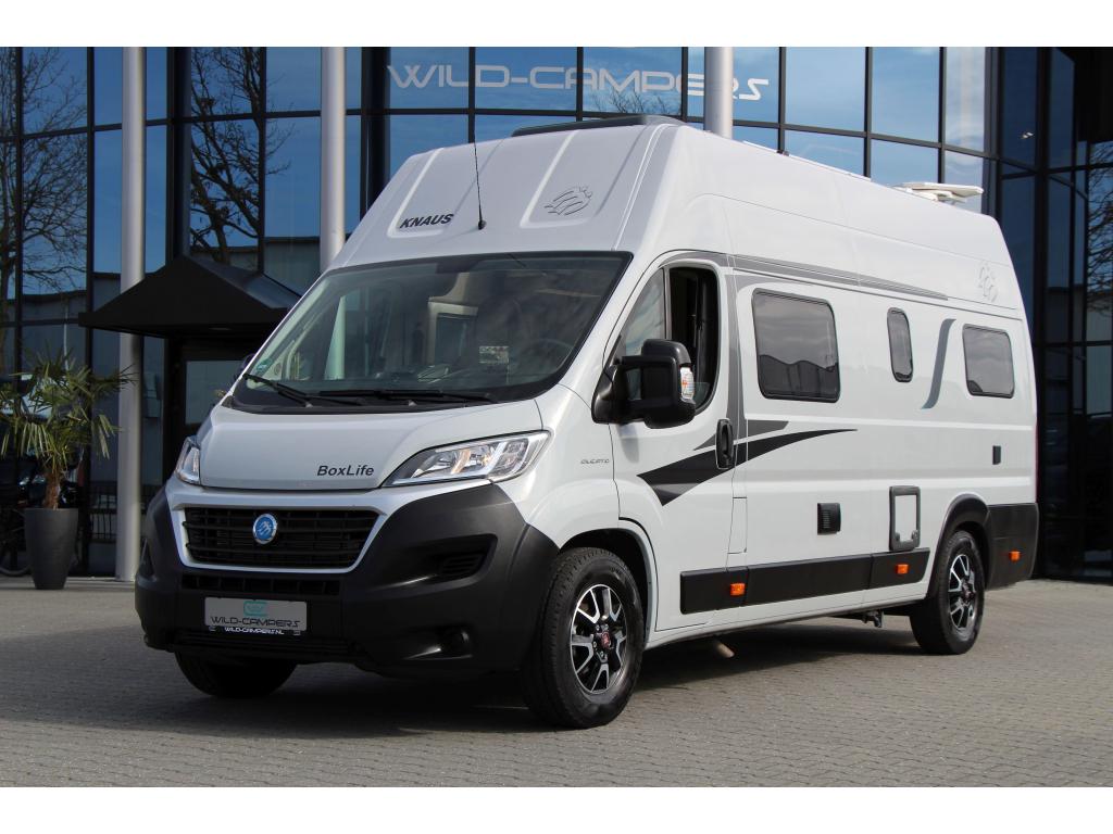 Knaus Boxlife 630 - 140PK 9T AUT - HEFBED - LITHIUM 270AH, Caravans en Kamperen, Campers, Automaat, Ringverwarming, Fiat, Tot en met 2