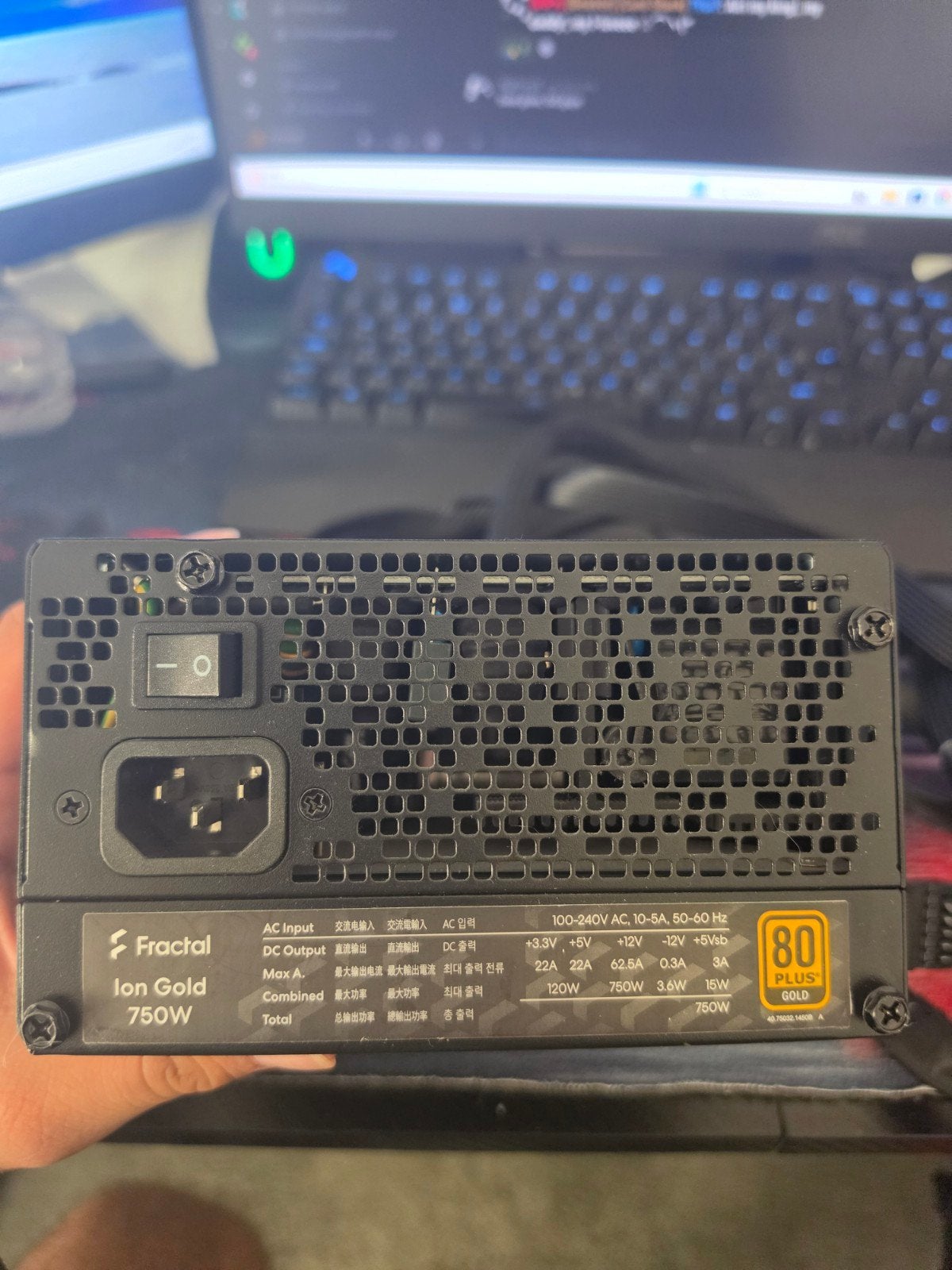 Fractal Design Ion Gold 750W Voeding (PSU) - 80 Plus Gold, Ophalen of Verzenden