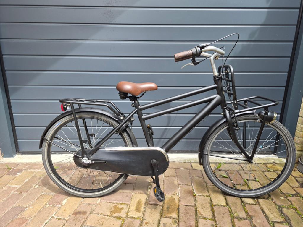 Nogan jongens transportfiets 24 inch 3 versnellingen izgst, Fietsen en Brommers, Fietsen | Jongens, Ophalen of Verzenden, Zo goed als nieuw