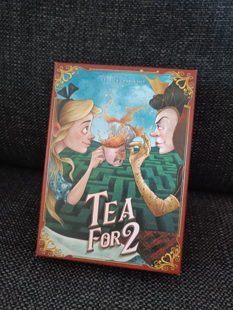 Tea for 2 Kaartspel - Alice in Wonderland Thema, Een of twee spelers, Ophalen of Verzenden, Zo goed als nieuw