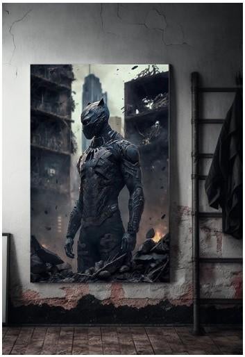 Black Panther Lost city aluminium  90x60, Ophalen