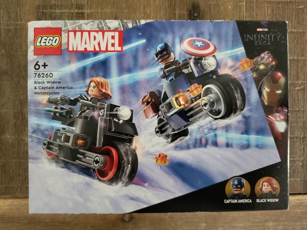 LEGO Marvel Black Widow & Captain America 76260 <>NIEUW<>, Compleet, Marvel, Lego, Nieuw