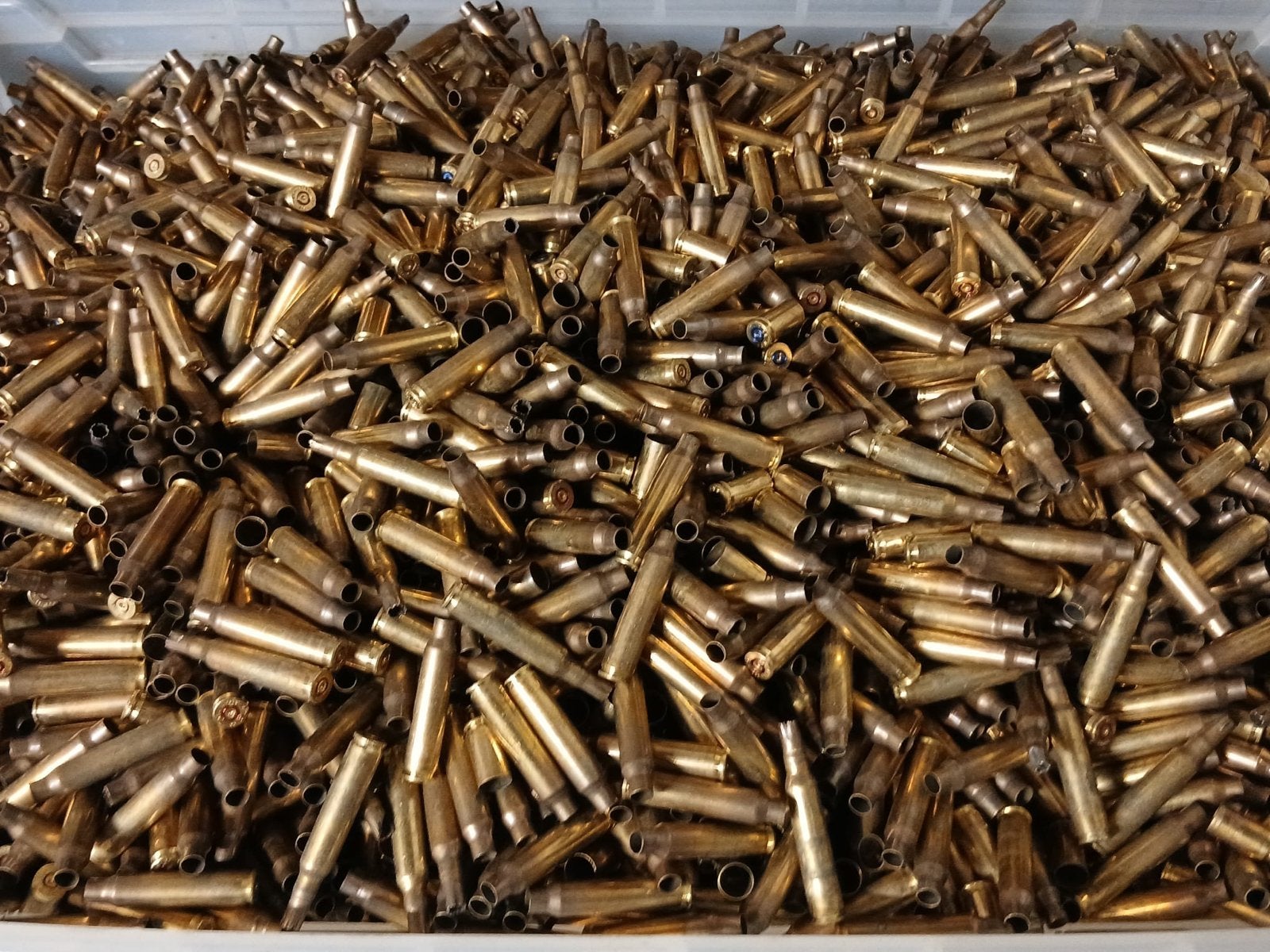 5.56x45 MEN lege hulzen - Ideaal voor herladers of decoratie, Ophalen of Verzenden, Gebruikt