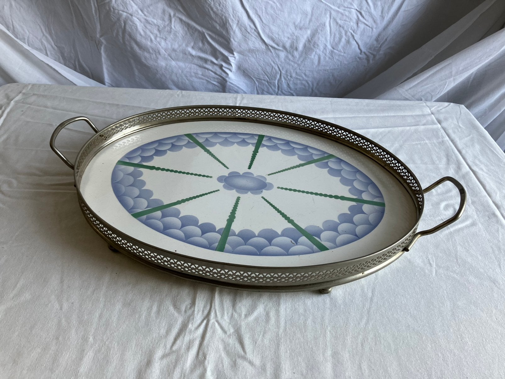 Art deco Bauhaus dienblad zeldzaam theodor paetsch, Ophalen of Verzenden