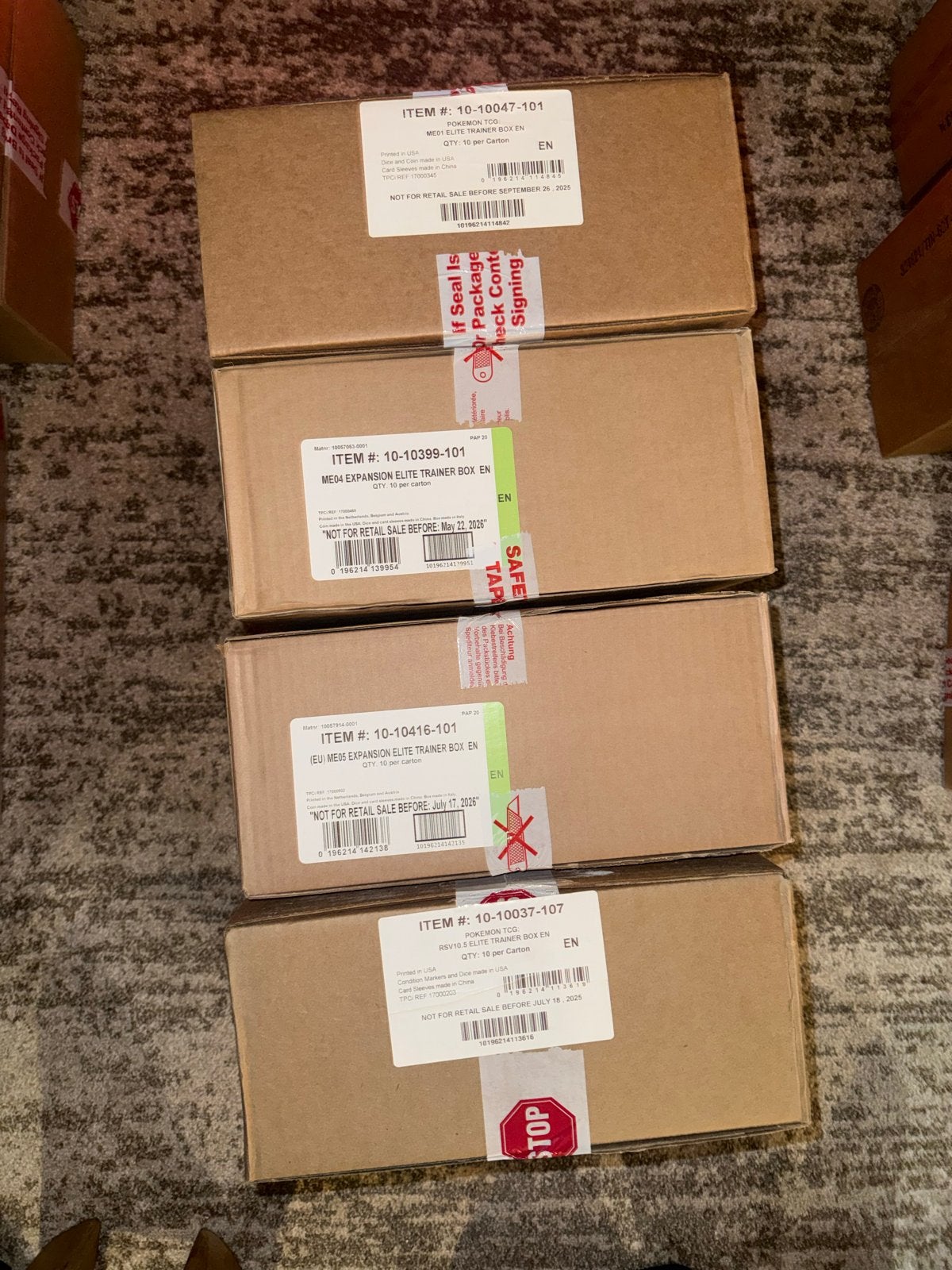 Pokémon ETB Case Collectie: Mega, Pitch B, White & Chaos R, Ophalen of Verzenden, Nieuw