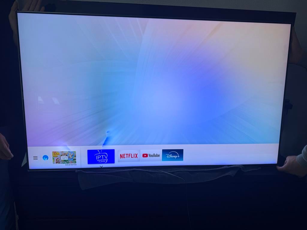 Samsung QE55QTFNA 55 inch QLED 4K Smart TV, Audio, Tv en Foto, Televisies, Gebruikt, QLED, 100 cm of meer, 4k (UHD), Samsung, Smart TV