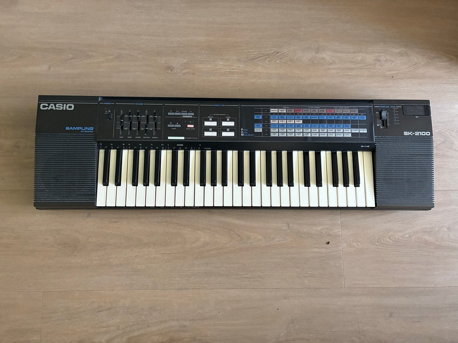 Casio SK-2100 Sampling Keyboard - Vintage Synthesizer, Muziek en Instrumenten, Ophalen of Verzenden, Gebruikt, 49 toetsen, Casio