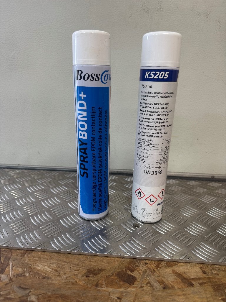 Spuitbussen EPDM contactlijm te koop, Ophalen, Overige materialen, Overige kleuren, Overige typen