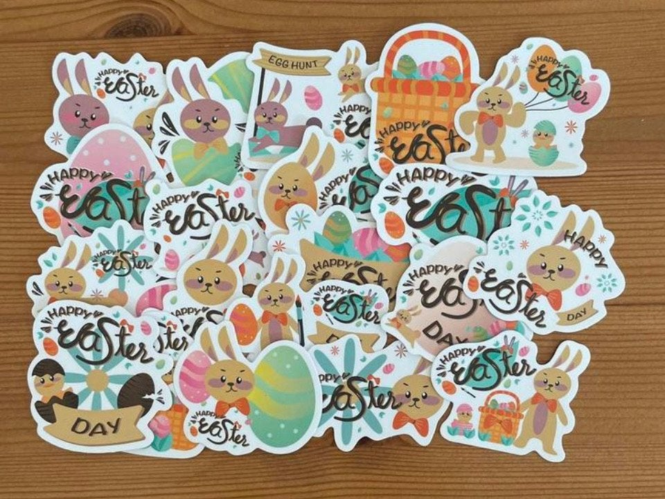 Easter / Pasen stickers, Verzenden, Nieuw