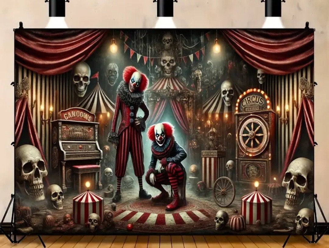 griezel horror Halloween decordoek 2.5 meter breed, Ophalen of Verzenden