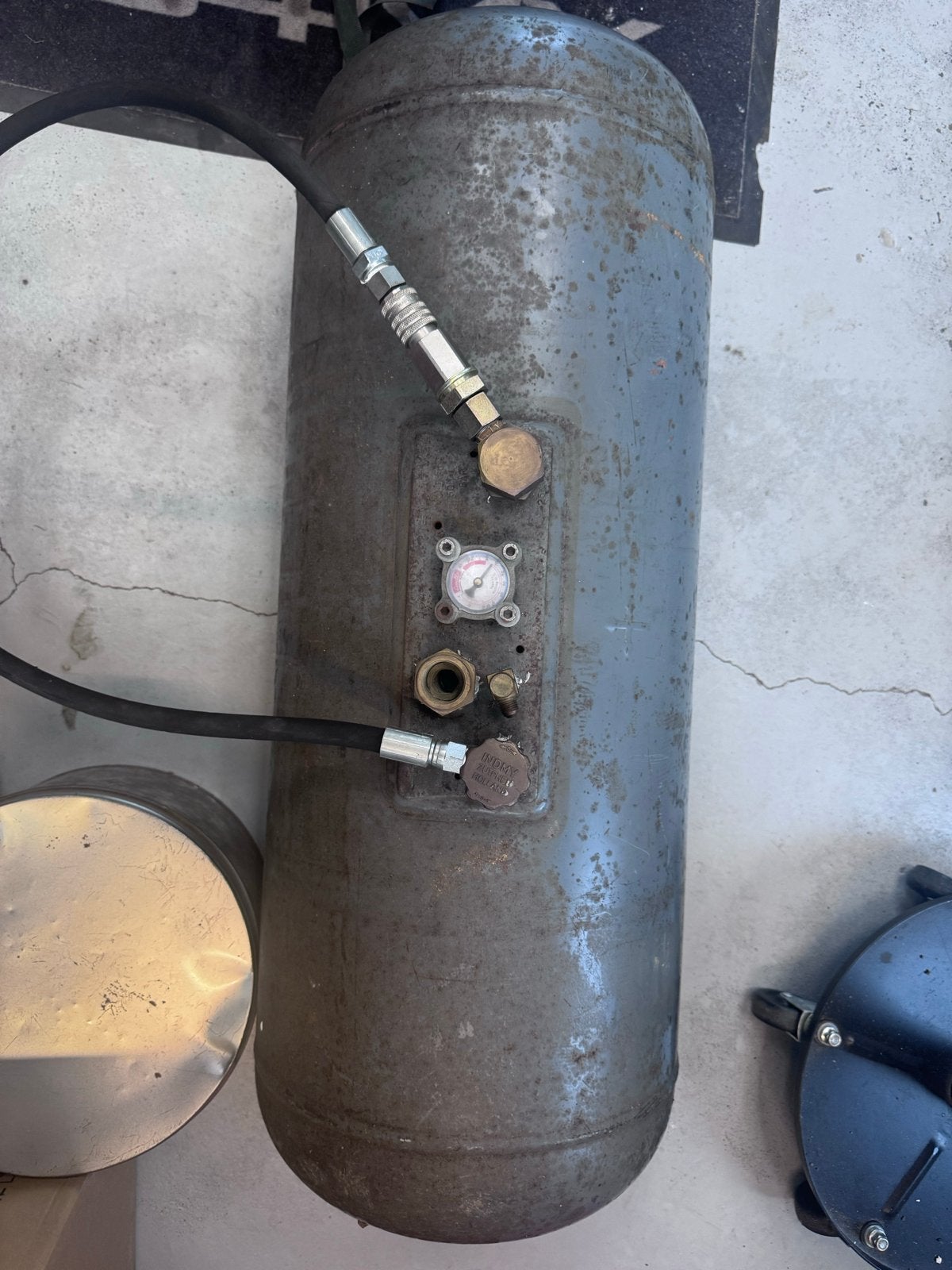 Gebruikte luchtketel / compressor tank, Doe-het-zelf en Verbouw, Ophalen, Gebruikt, 6 tot 10 bar, Minder dan 200 liter/min