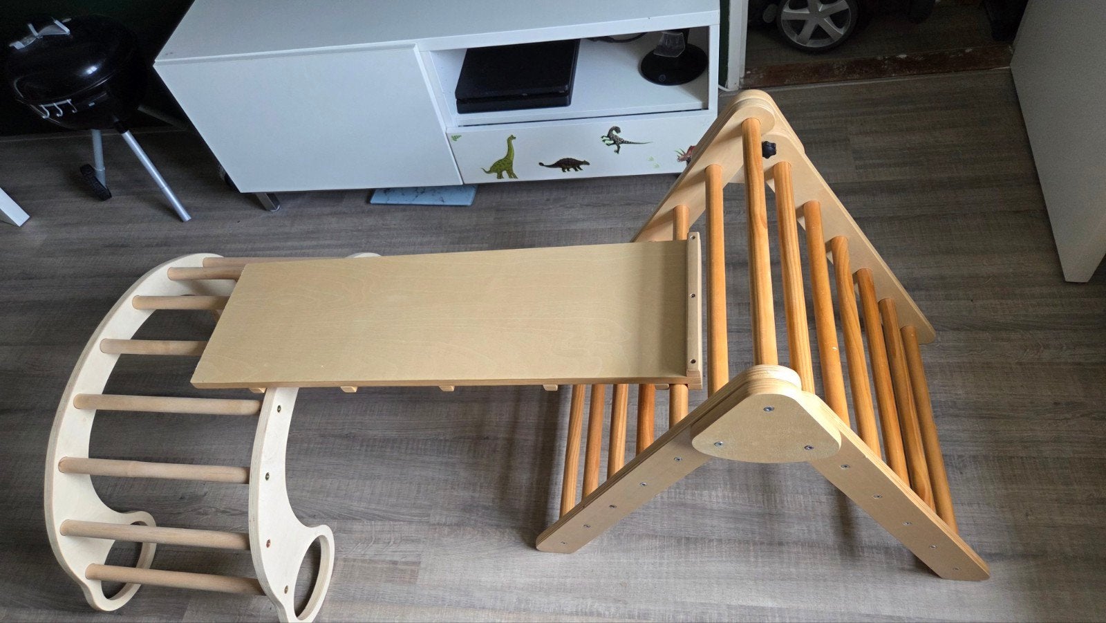 Foldable climbing triangle, climbing arch and slide, Ophalen, Zo goed als nieuw