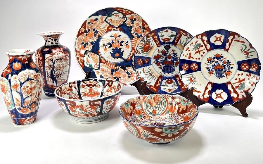 1488. Lot Imari, Arita - Japan, tweede helft 20e eeuw, Antiek en Kunst, Antiek | Porselein, Ophalen of Verzenden