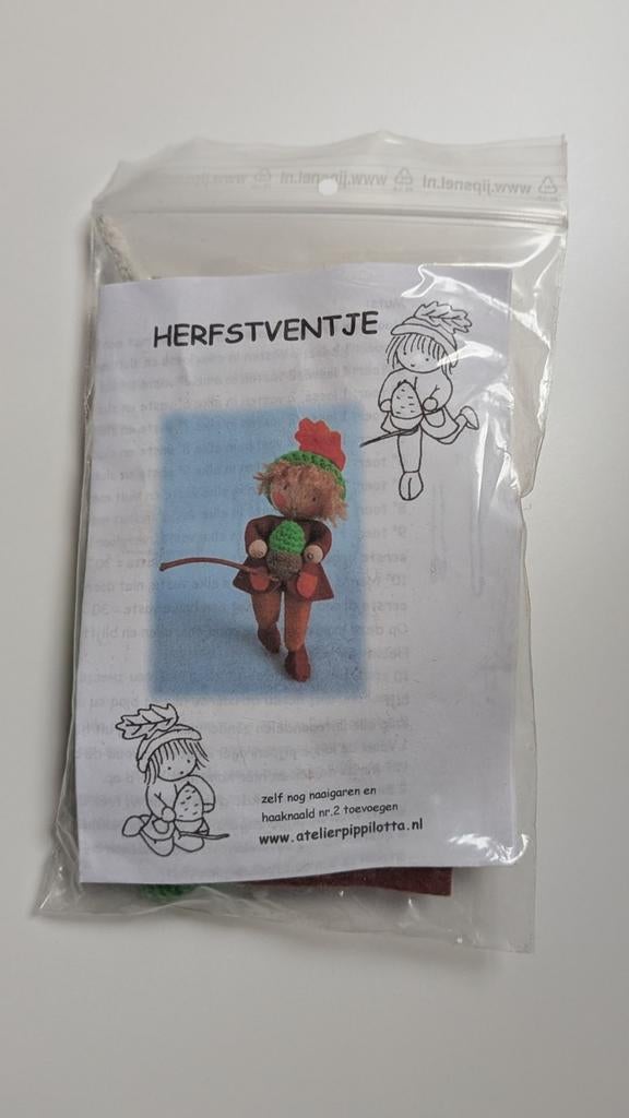 Knutselpakket Herfstventje - Atelier Pippilotta, Ophalen of Verzenden, Nieuw, Knutselwerk