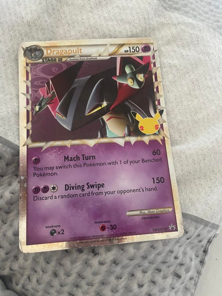 Dragapult xxl card, Hobby en Vrije tijd, Verzamelkaartspellen | Pokémon, Ophalen of Verzenden, Zo goed als nieuw
