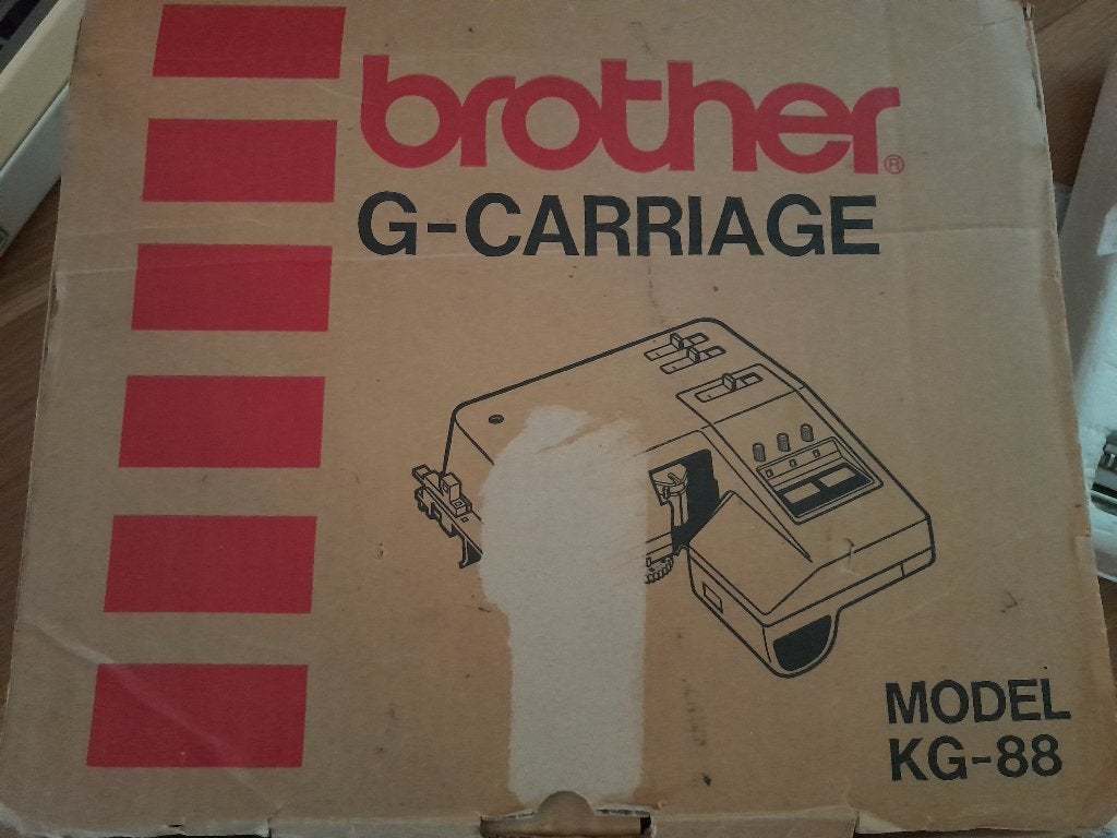 Brother KG 88 G carriage, Ophalen, Gebruikt, Breien, Machine