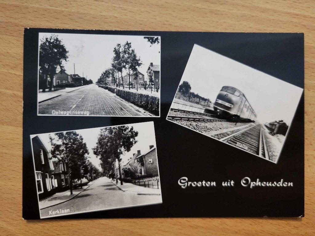 ansicht OPHEUSDEN Meerluik trein, Verzamelen, Ophalen of Verzenden, Voor 1920, Gelderland
