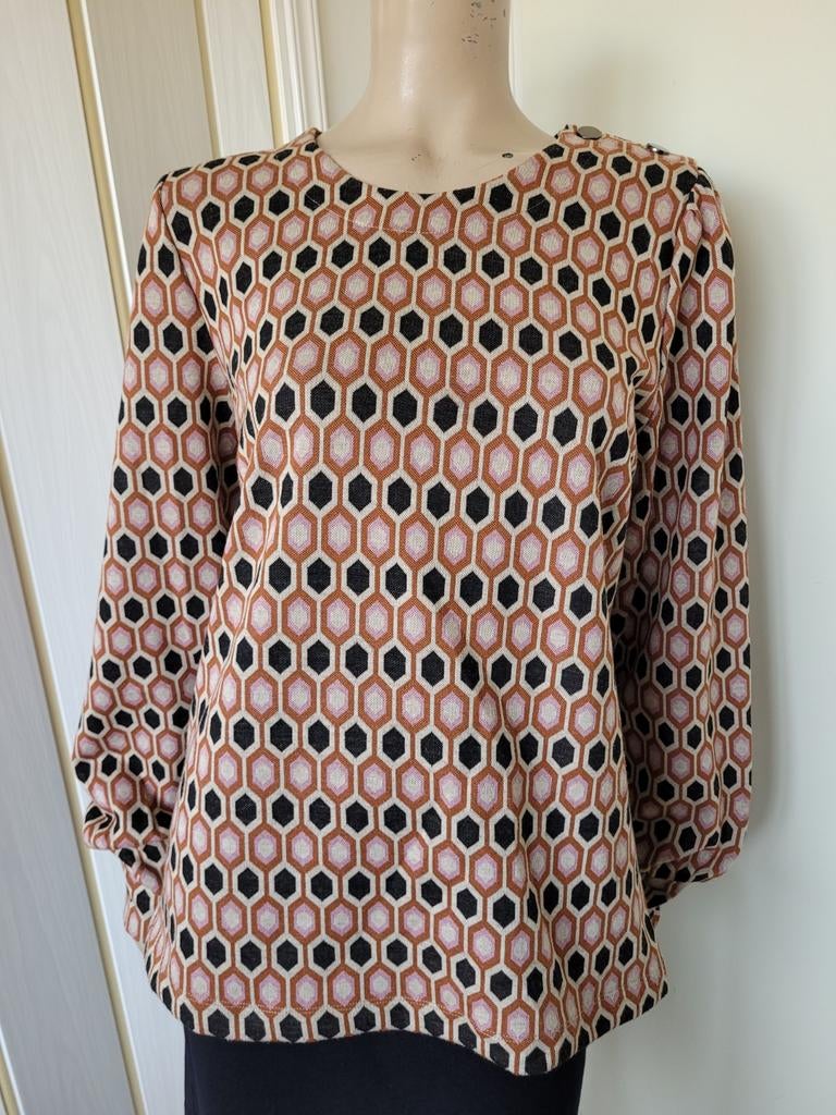 Summum trui met mooie print maat XL/42, Kleding | Dames, Truien en Vesten, Zo goed als nieuw, Maat 46/48 (XL) of groter, Overige kleuren